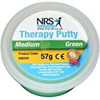 NRS Healthcare E86292 - Masilla terapéutica- 57 g- resistencia media- color verde